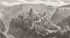 BULGARIA. Citadel & Palace, Tirnova 1879 old antique vintage print picture