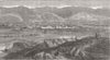 AFGHANISTAN. Jalalabad. Mass of Gneiss-Piper's Hill  1879 old antique print