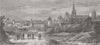 FRANCE. Autun, Garibaldi’s HQ 1870 old antique vintage print picture