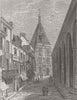 FRANCE. St, Dreux 1870 old antique vintage print picture