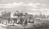 SOUTH AFRICA. Fortified farm, Rd to Ft Beaufort 1878 old antique print picture