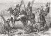 SOUTH AFRICA. Tembus leaving Fort Bowker, Patrol 1878 old antique print