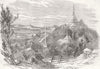 BURMA. Moulmein-Mottama 1852 old antique vintage print picture