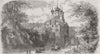 RUSSIA. The Chapel at Tzarsko-Selo 1857 old antique vintage print picture