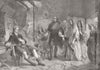 CULLODEN. Flora Macdonald & Prince Charles Edward 1852 old antique print