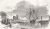NIMRUD. Shipping Gt bull from , Morghill, Euphrates 1850 old antique print