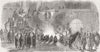 FRANCE. Coup. La Conciergerie-camp of troops 1851 old antique print picture