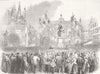 FALAISE. Statue of William Conqueror. Unveiling  1851 old antique print