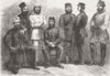 CHINA. Police guard of British Legation, Beijing 1864 old antique print