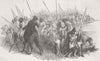 UKRAINE. Cossacks 1849 old antique vintage print picture