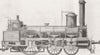 RAILWAYS. Austrian Locomotives. duplex engine 1862 old antique print picture