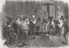 CHURCHES. Bell ringing 1856 old antique vintage print picture