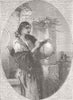 SPAIN. The Spanish gipsy 1856 old antique vintage print picture