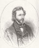 USA. Col Fremont, Republican Presidential candidate 1856 old antique print
