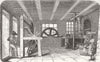 WEST INDIES. Cocoa-mill in Grenada 1855 old antique vintage print picture