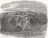 UKRAINE. Balaklava. Monastery of St George  1854 old antique print picture