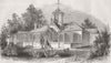 BERKS. Queen's Poultry, Windsor. house, home park  1843 old antique print