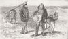 DUNGENESS. Shipwreck. Sailors wearing Back Stays 1873 old antique print