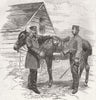 HORSES. The Late Colonel Yea 1855 old antique vintage print picture