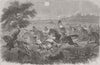 DELHI. Mutinous Sepoy going to pursued by cavalry 1857 old antique print