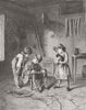 CATS. The cat's portrait 1865 old antique vintage print picture