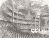 FRANCE. Opera House, Paris 1854 old antique vintage print picture