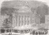 CANADA. Lights to celebrate fall of Sevastopol 1855 old antique print picture