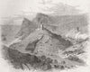 UKRAINE. New Sanatorium, Balaklava 1855 old antique vintage print picture