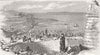 UKRAINE. French forming trenches, Yenikale 1855 old antique print picture