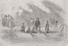 UKRAINE. Balaklava. new water police  1855 old antique vintage print picture