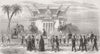 THAILAND. French Ambassador travelling by land 1857 old antique print picture