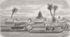 THAILAND. French Ambassador going by sea 1857 old antique print picture