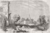 INDIA. Serai picket, Sabzi Mandi 1857 old antique vintage print picture