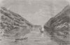INDIA. Nainital, refuge for European fugitives 1857 old antique print picture