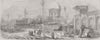 IRAQ. Baghdad. View inside the city 1857 old antique vintage print picture