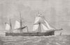SHIPS. Portuguese Ironclad Vasco de Gama 1876 old antique print picture