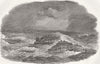 SOUTH AFRICA. Charlotte, troopship wreck, Algoa Bay 1854 old antique print