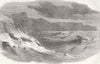 UKRAINE. Balaklava. Storm, Bay 1854 old antique vintage print picture