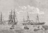 KENT. Russian Tsar, Gravesend, his yacht 1874 old antique print picture
