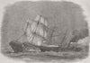 FOLKESTONE. Crash. Mangerton & Josephine Willis, 1856 1856 old antique print