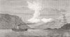 CHILE. Magellan Strait. Volcano, Smyth Channel  1879 old antique print picture