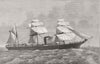 SPAIN. 3rd Carlist War. ship Alfonso XII 1876 old antique print picture