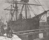 SHIPS. H M Ironclad Vanguard 1870 old antique vintage print picture