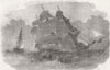 DISASTERS. Ship crash, English Channel 1856 old antique vintage print picture
