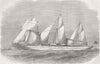 EGYPT. Steamship 'Viceroy' for Suez Canal Traffic 1871 old antique print