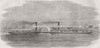 INDIA. Govt steam-tug for shallow rivers 1860 old antique print picture
