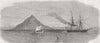 JAPAN. Entry to Kagosima Bay, Satzuma's Stronghold 1863 antique print