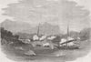 CHINA. Sinking Chinese Pirate junks, Cho-Kee Bay 1863 old antique print