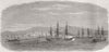 TURKEY. Captured Greek blockade-runner Arkadi 1867 old antique print picture