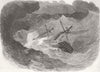 CHINA. P&O Co's Ship Beijing, Typhoon, Sea 1851 old antique print picture